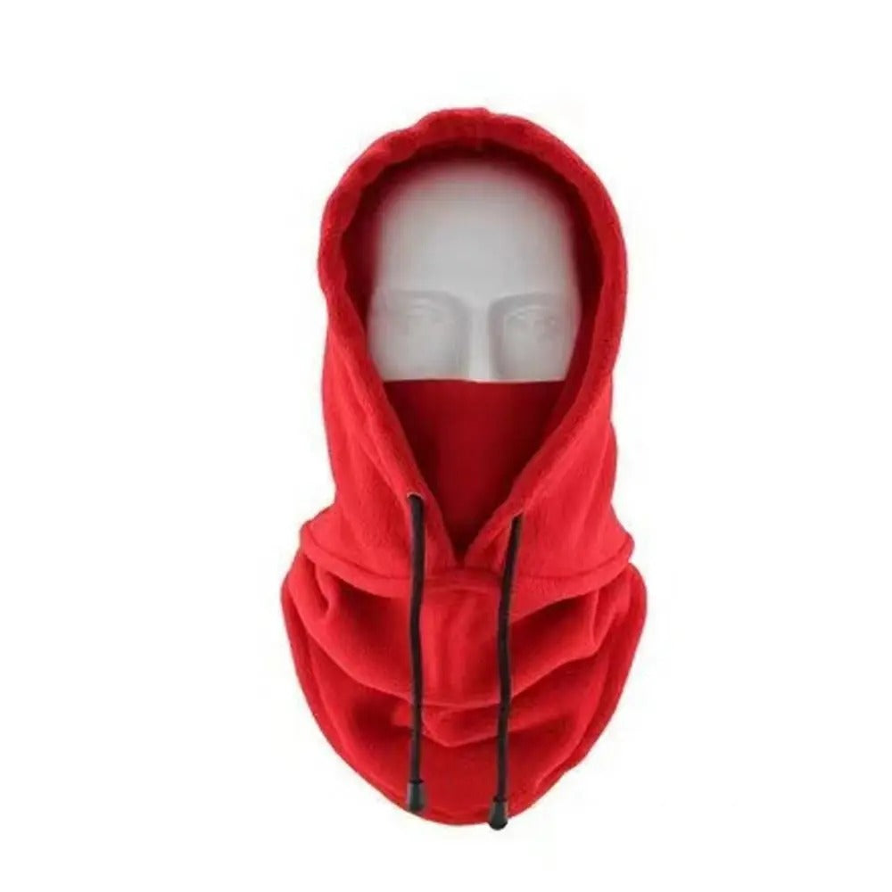 Cagoule de ski coupe-vent en polaire