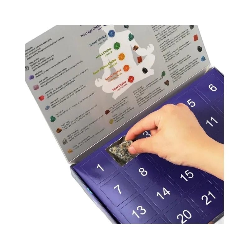 Calendrier de l'Avent – 24 cristaux naturels