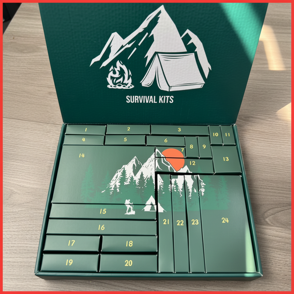 Calendrier de l'Avent outils – 24 jours d'outils d'extérieur et d'aventure