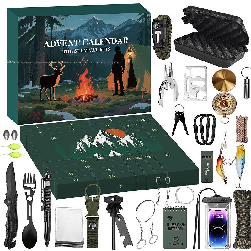 Calendrier de l'Avent outils – 24 jours d'outils d'extérieur et d'aventure