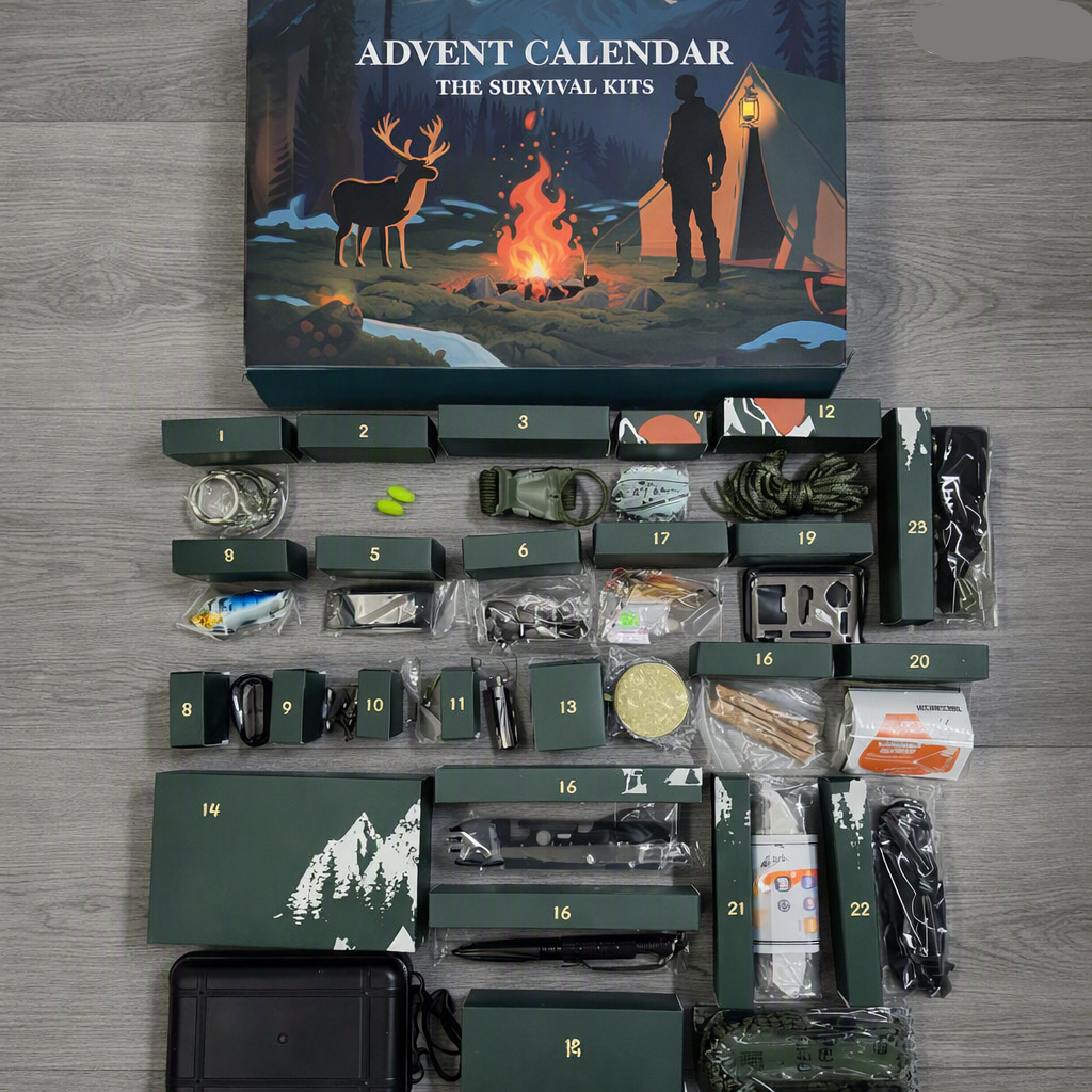 Calendrier de l'Avent outils – 24 jours d'outils d'extérieur et d'aventure