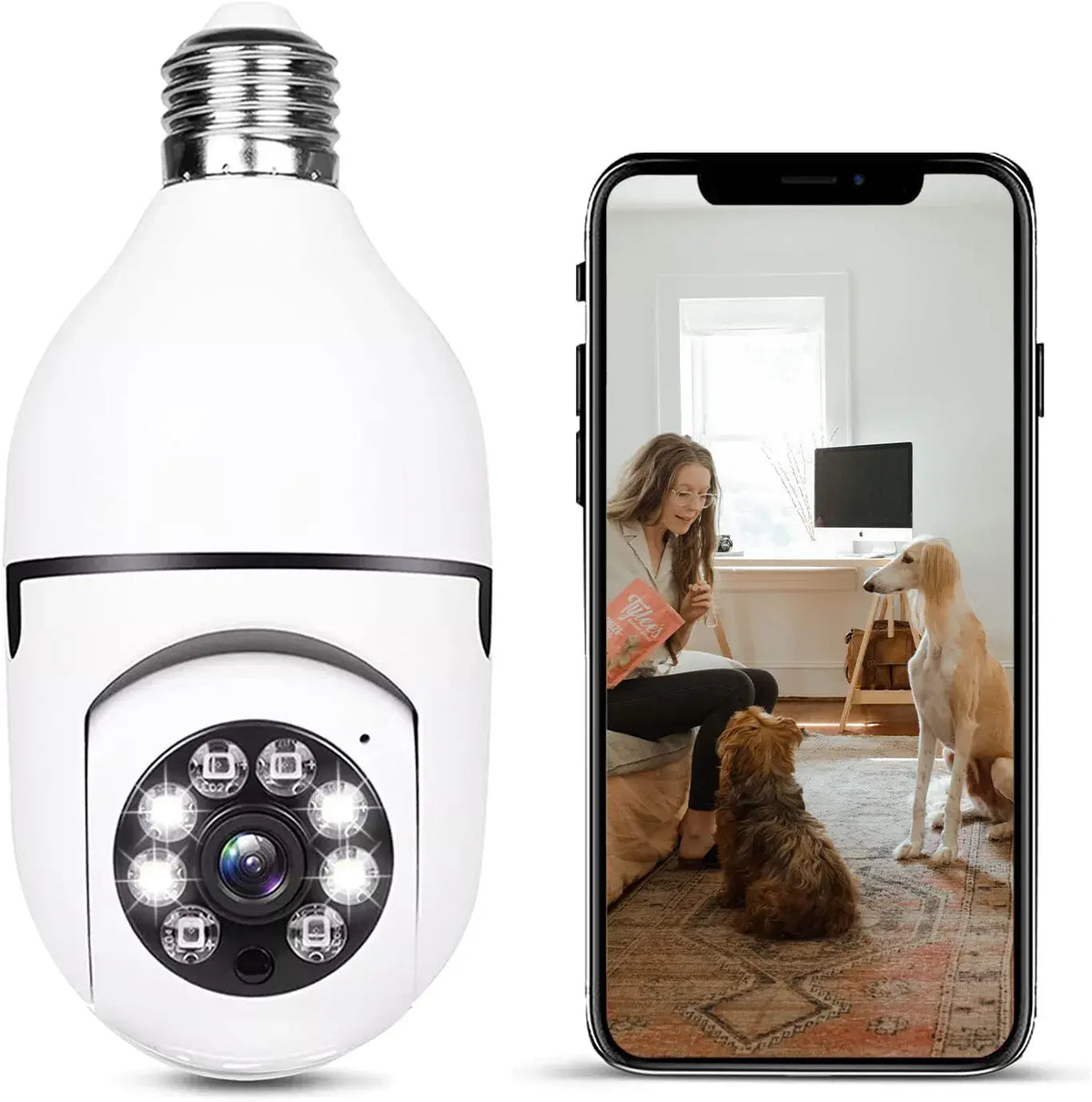 Caméra de surveillance ampoule