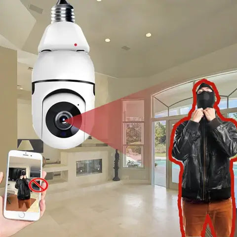 Caméra de surveillance ampoule