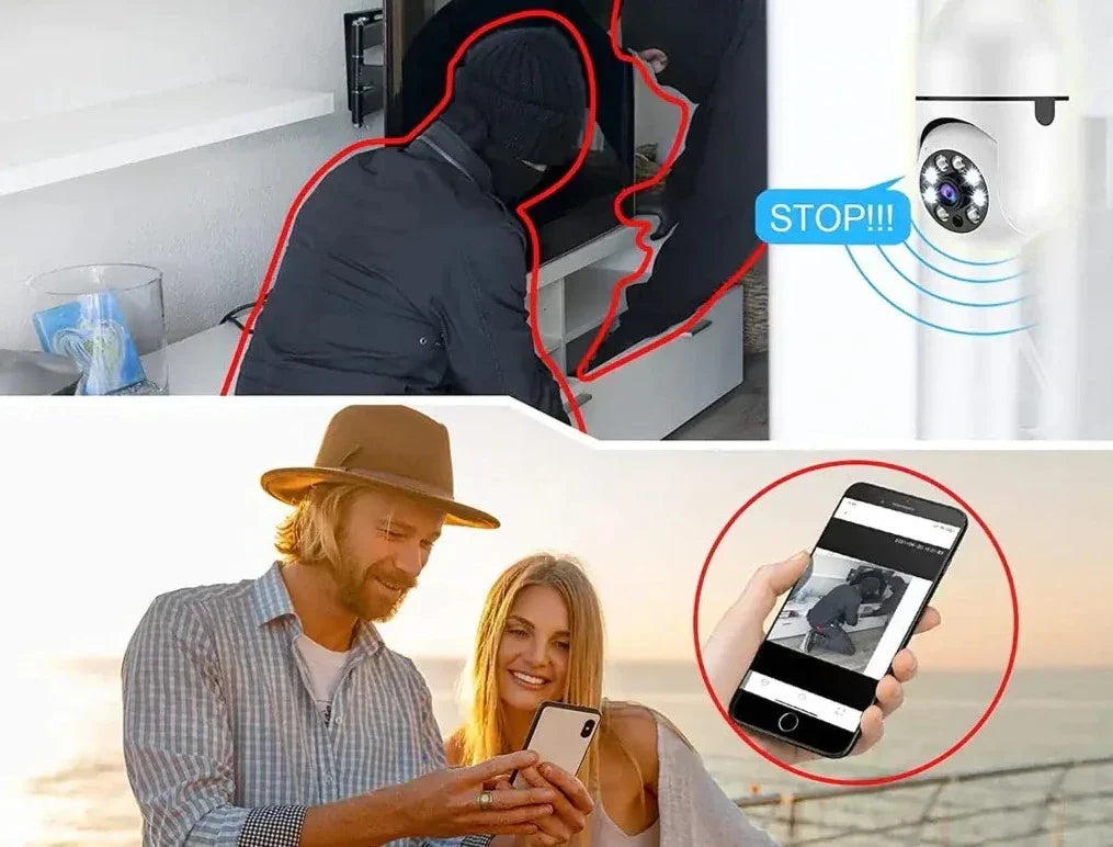 Caméra de surveillance ampoule