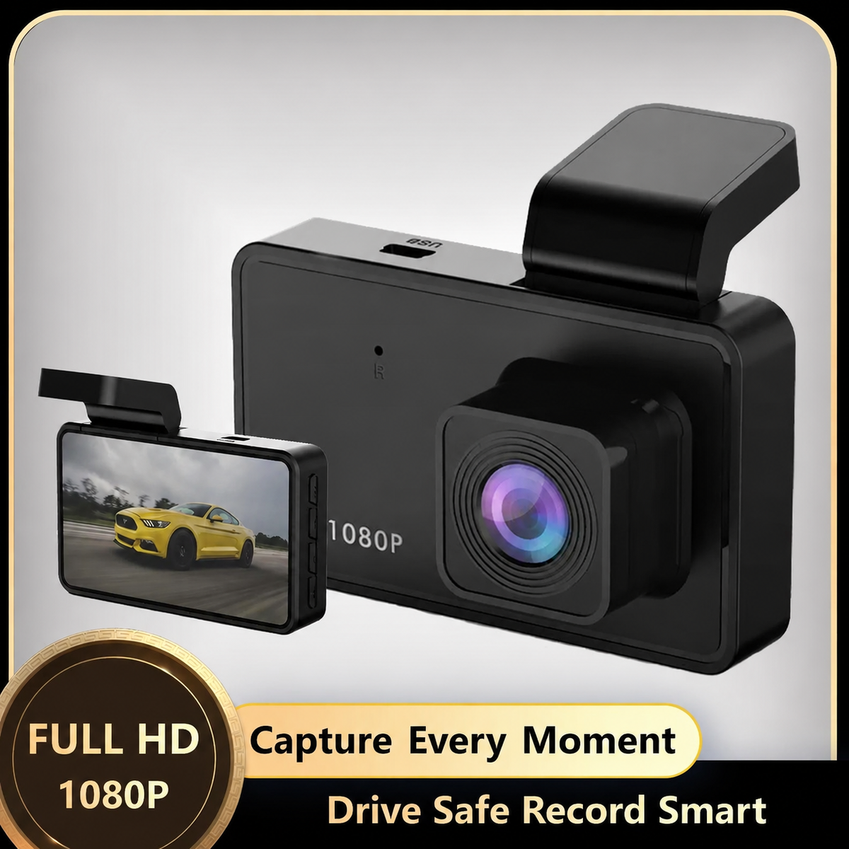 Caméra de voiture 1080P avec capteur G