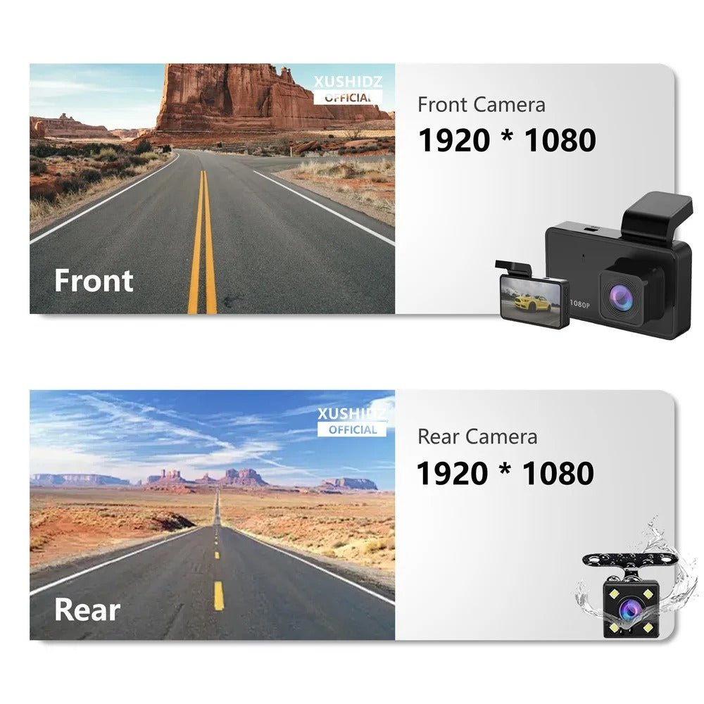 Caméra de voiture 1080P avec capteur G