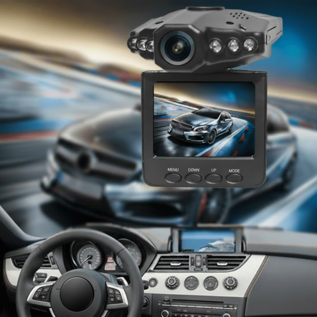 Caméra de voiture avec vision nocturne et mode stationnement