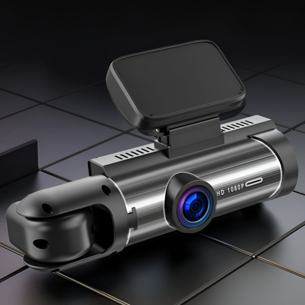 Caméra embarquée dashcam pour voiture 1080P grand-angle avec double enregistrement