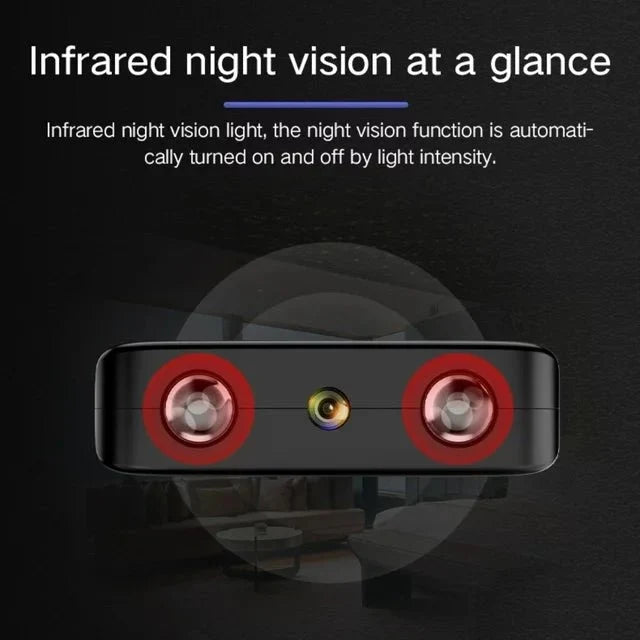 Caméra micro HD WiFi compacte avec audio et vision nocturne