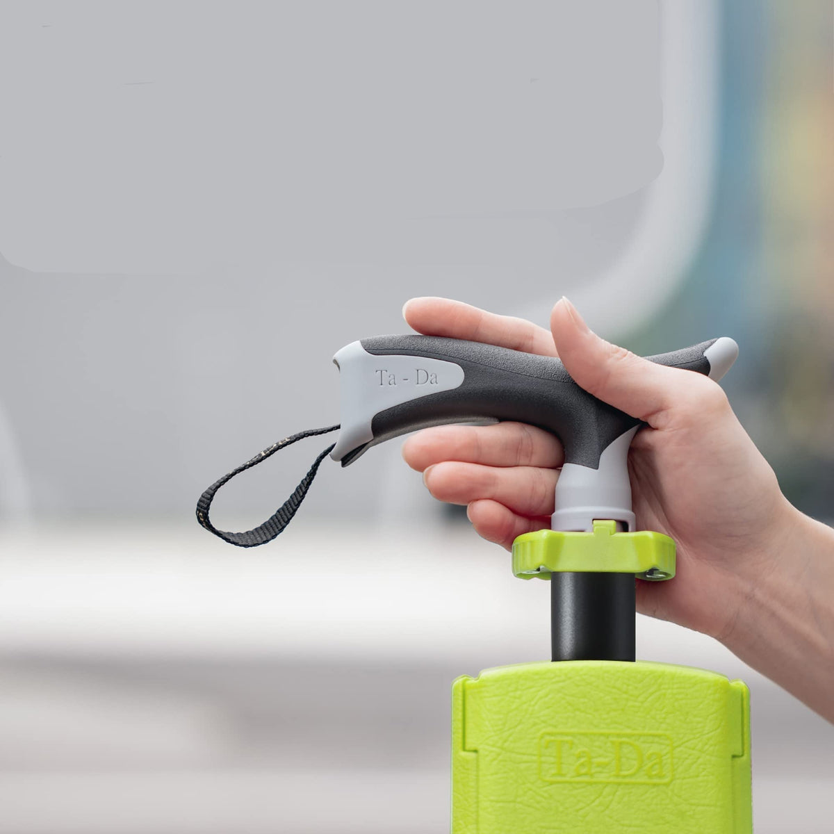 Canne-siège pliante confortable - légère et portable