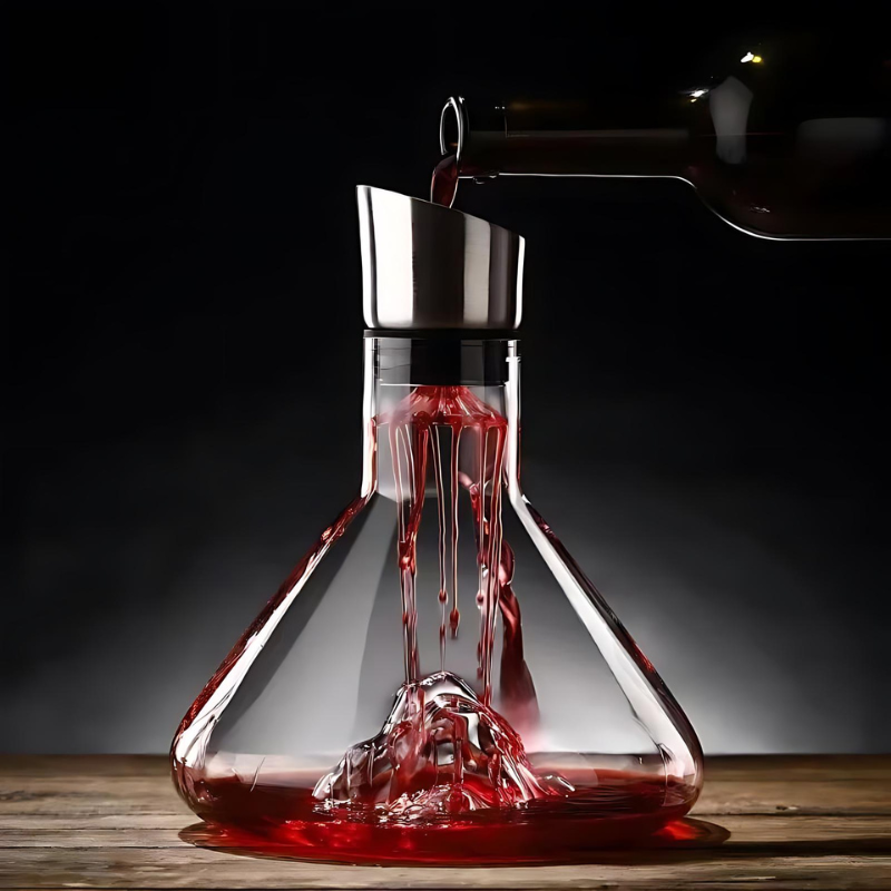 Carafe à vin avec aérateur et filtre pour vin rouge et blanc