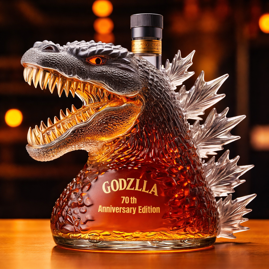 Carafe à whisky monstre, bouteille en verre pour décoration de bar