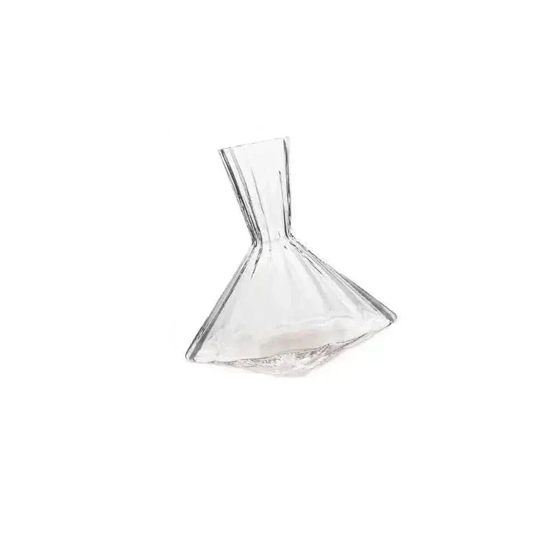 Carafe rotative en cristal | Carafe à vin, whisky et champagne pivotante à 360° de 1,5 litre