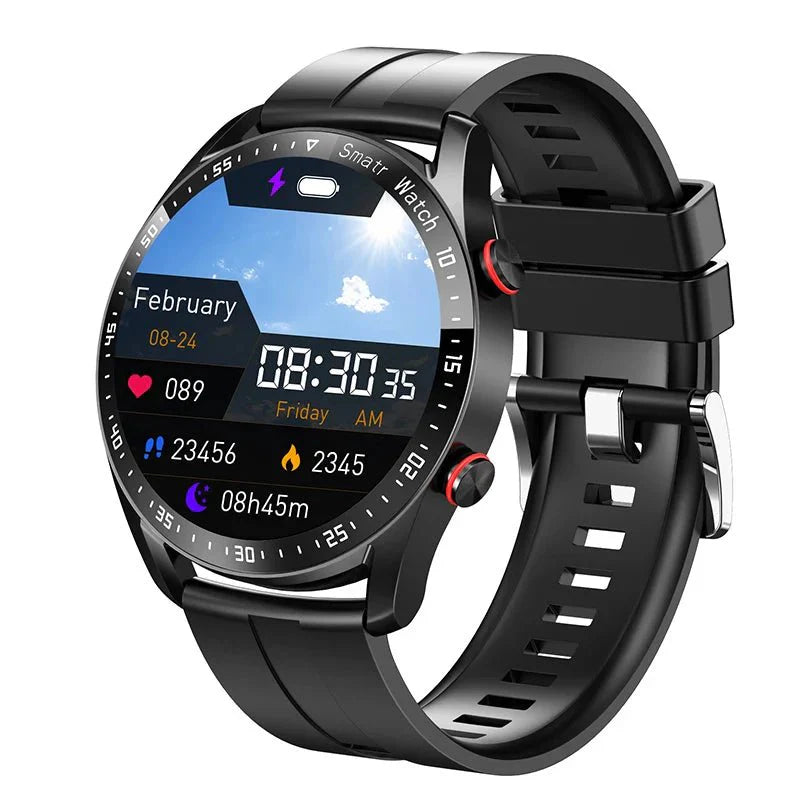 CARDIOTRON – Premium men's smartwatch with ECG+PPG & call function