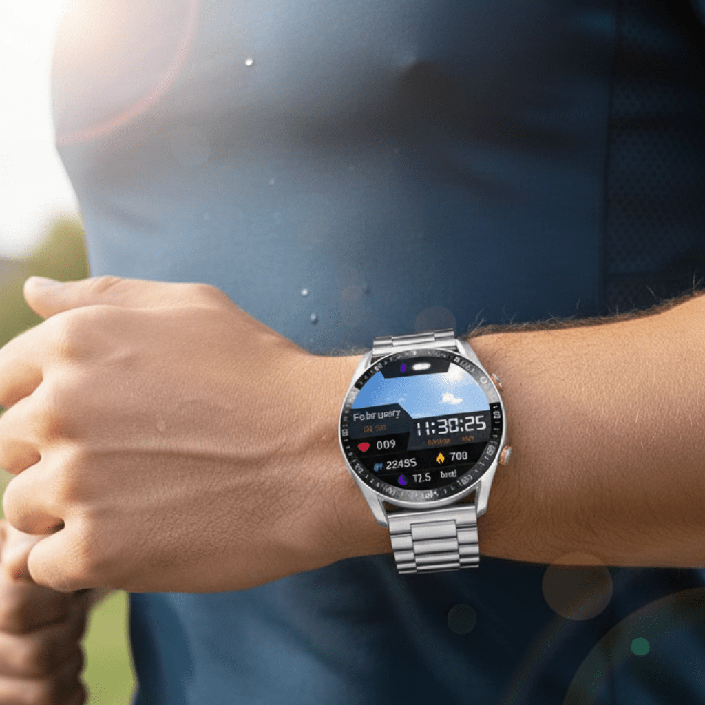 CARDIOTRON – Premium men's smartwatch with ECG+PPG & call function