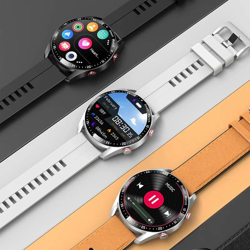 CARDIOTRON – Premium men's smartwatch with ECG+PPG & call function