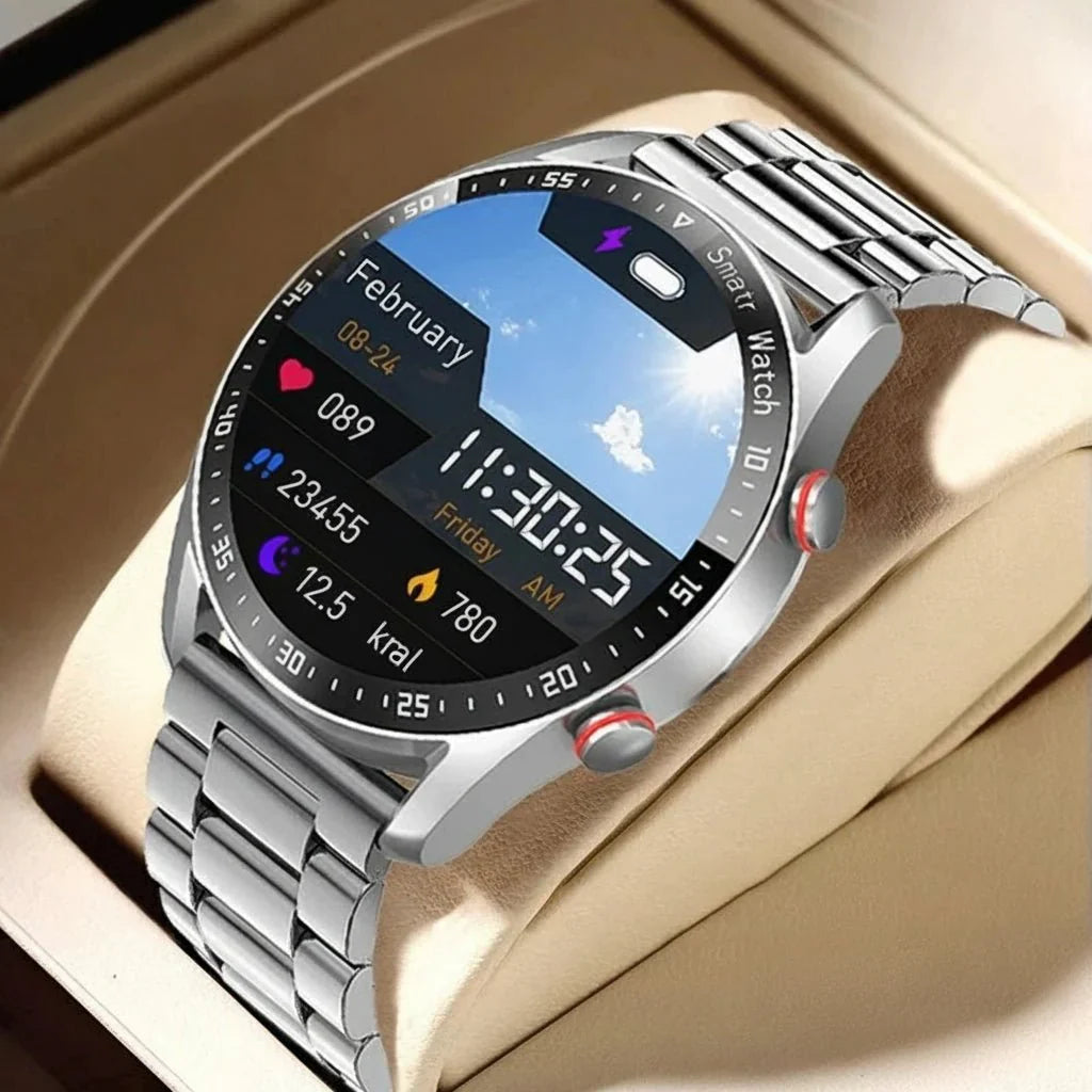 CARDIOTRON – Premium men's smartwatch with ECG+PPG & call function