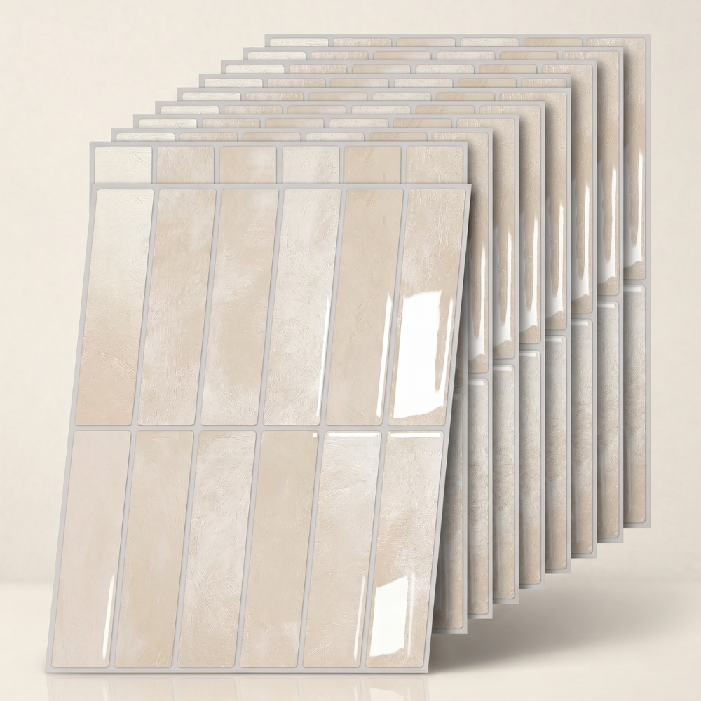 Carrelage mural adhésif 3D pour cuisine et salle de bain