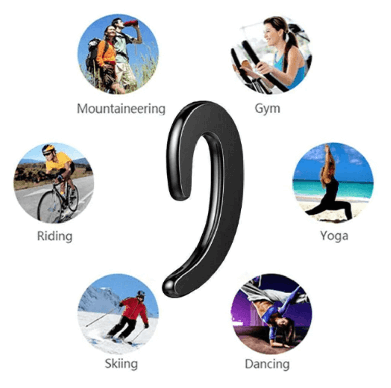 Casque Bluetooth sans fil à conduction osseuse
