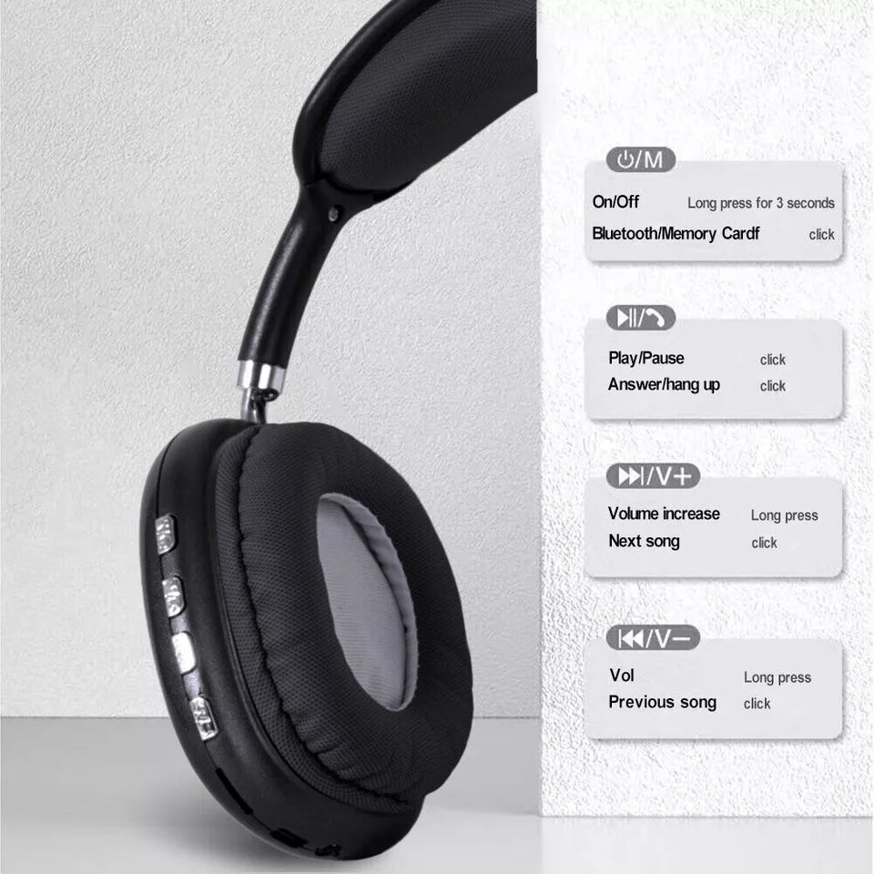 Casque Bluetooth stéréo HiFi avec réduction de bruit