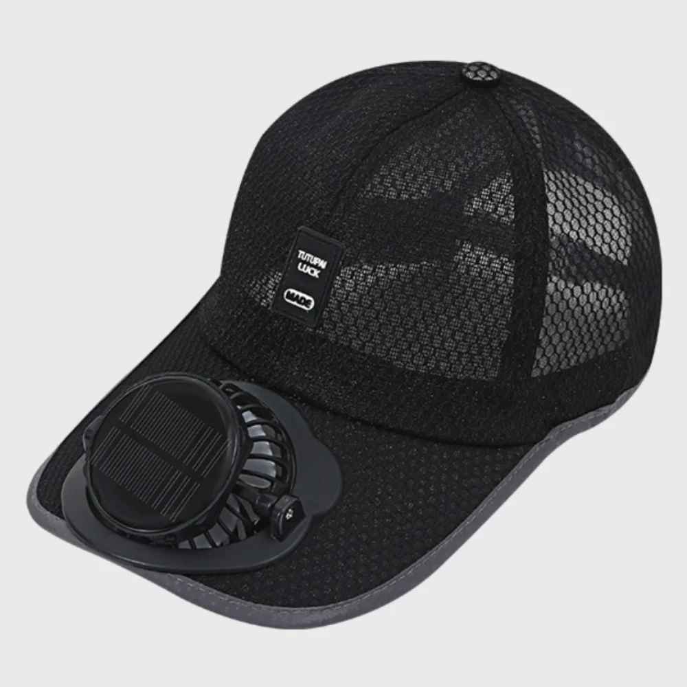 Casquette d'extérieur élégante 2 en 1 avec ventilateur rafraîchissant