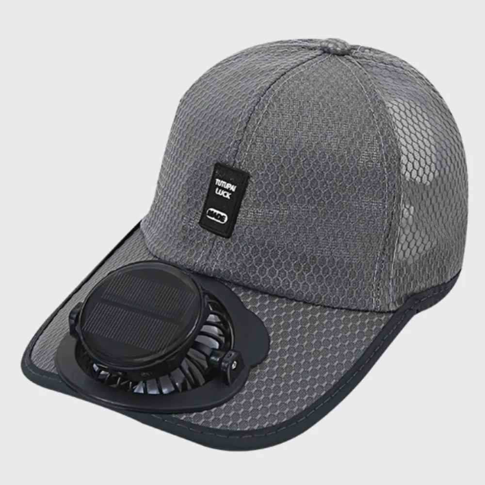 Casquette d'extérieur élégante 2 en 1 avec ventilateur rafraîchissant