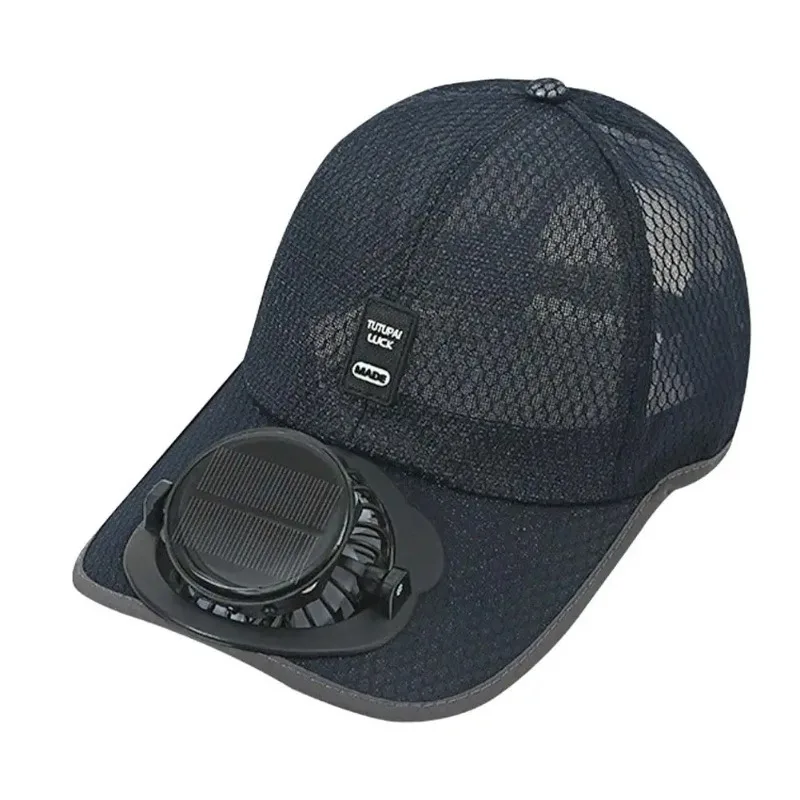 Casquette d'extérieur élégante 2 en 1 avec ventilateur rafraîchissant