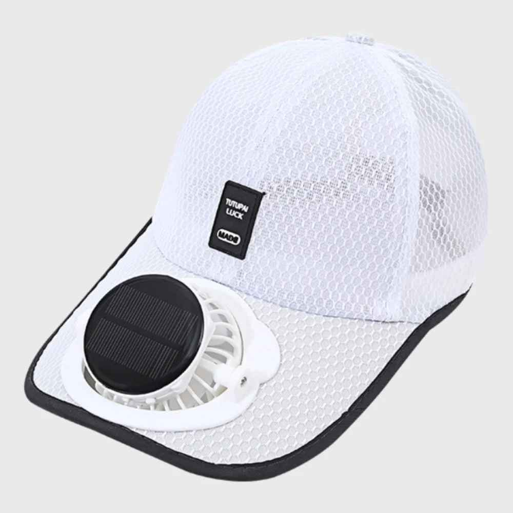 Casquette d'extérieur élégante 2 en 1 avec ventilateur rafraîchissant