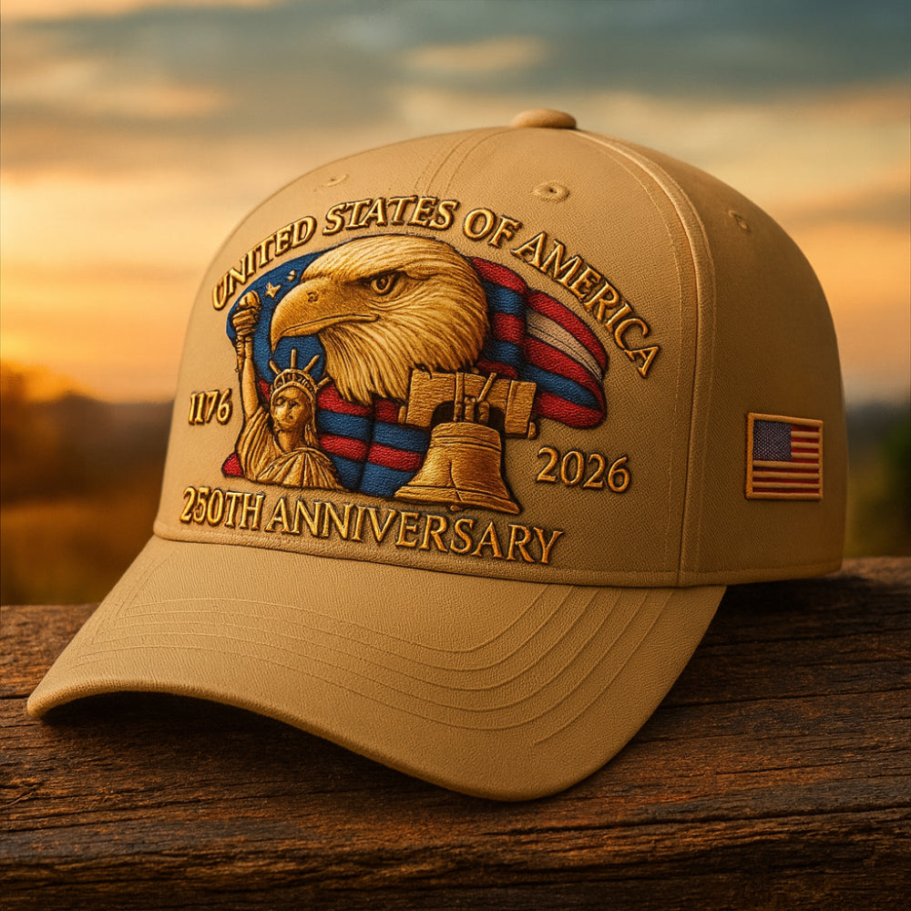 Casquette de baseball pour homme avec broderie aigle pour vétérans
