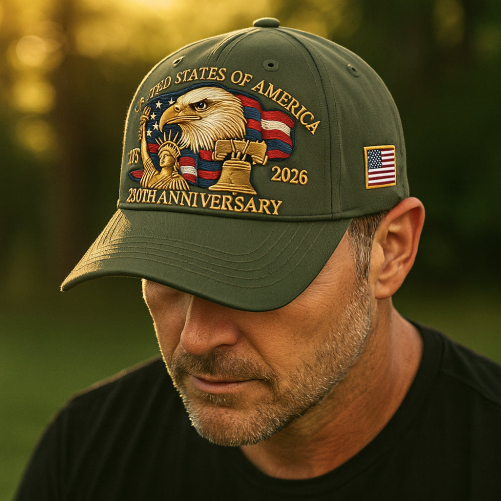 Casquette de baseball pour homme avec broderie aigle pour vétérans