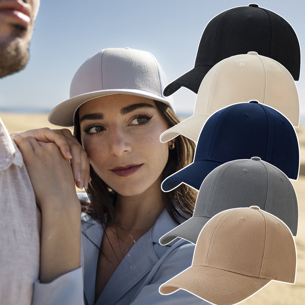 Casquette de baseball unie pour homme et femme - plusieurs coloris