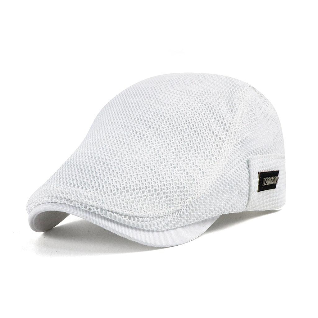 Casquette plate décontractée en coton pour homme