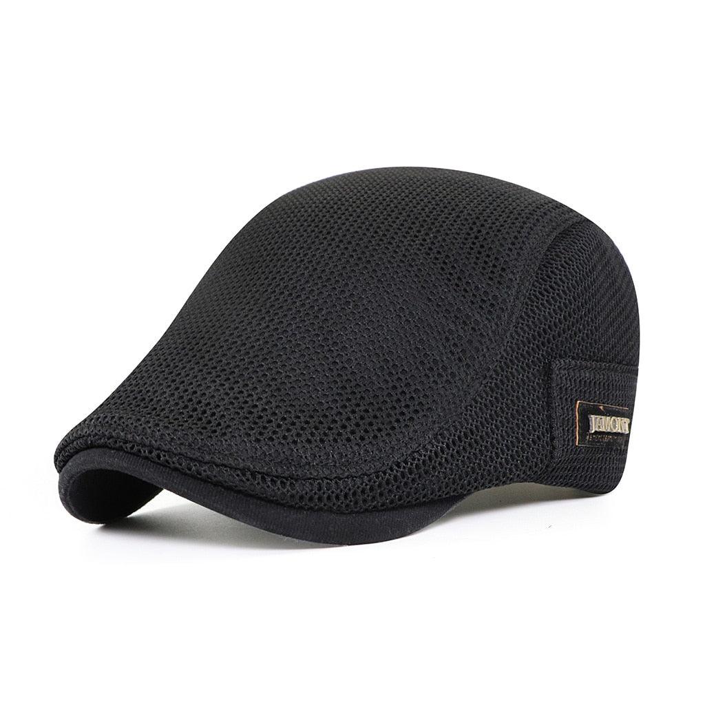 Casquette plate décontractée en coton pour homme