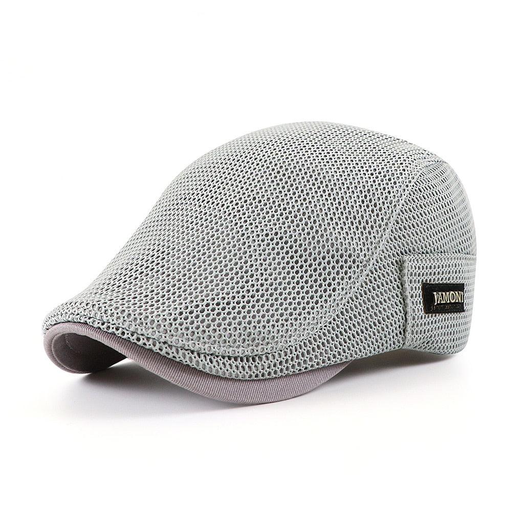 Casquette plate décontractée en coton pour homme