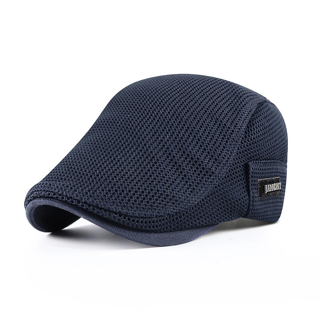 Casquette plate décontractée en coton pour homme
