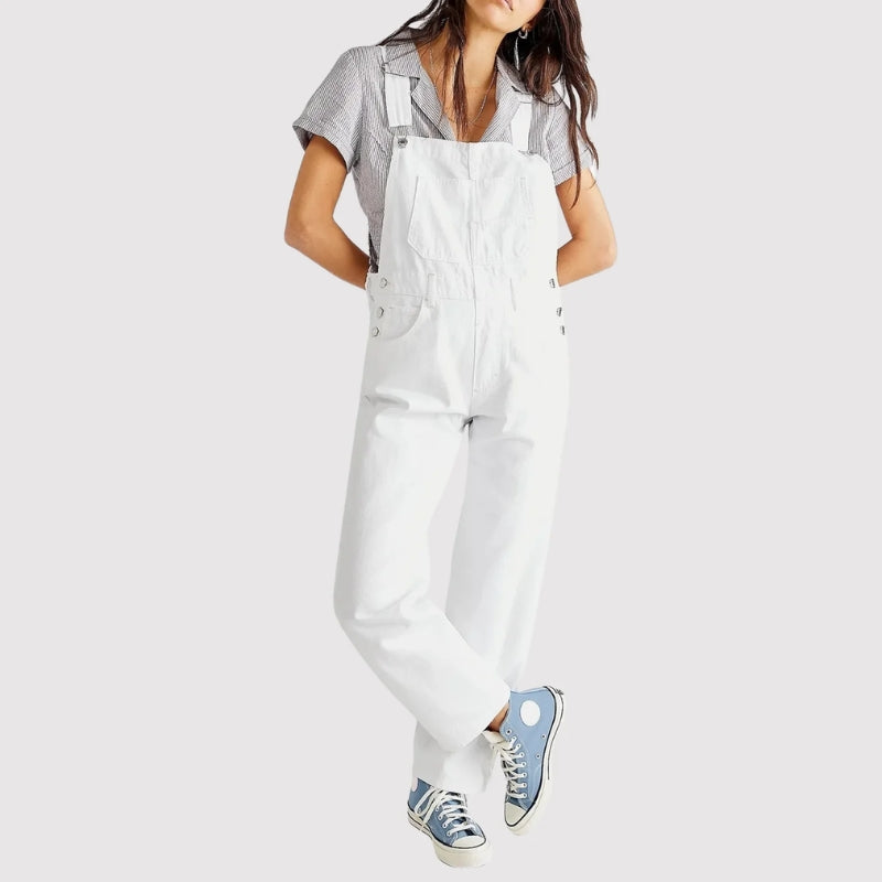 Casual Jumpsuit with Adjustable Straps