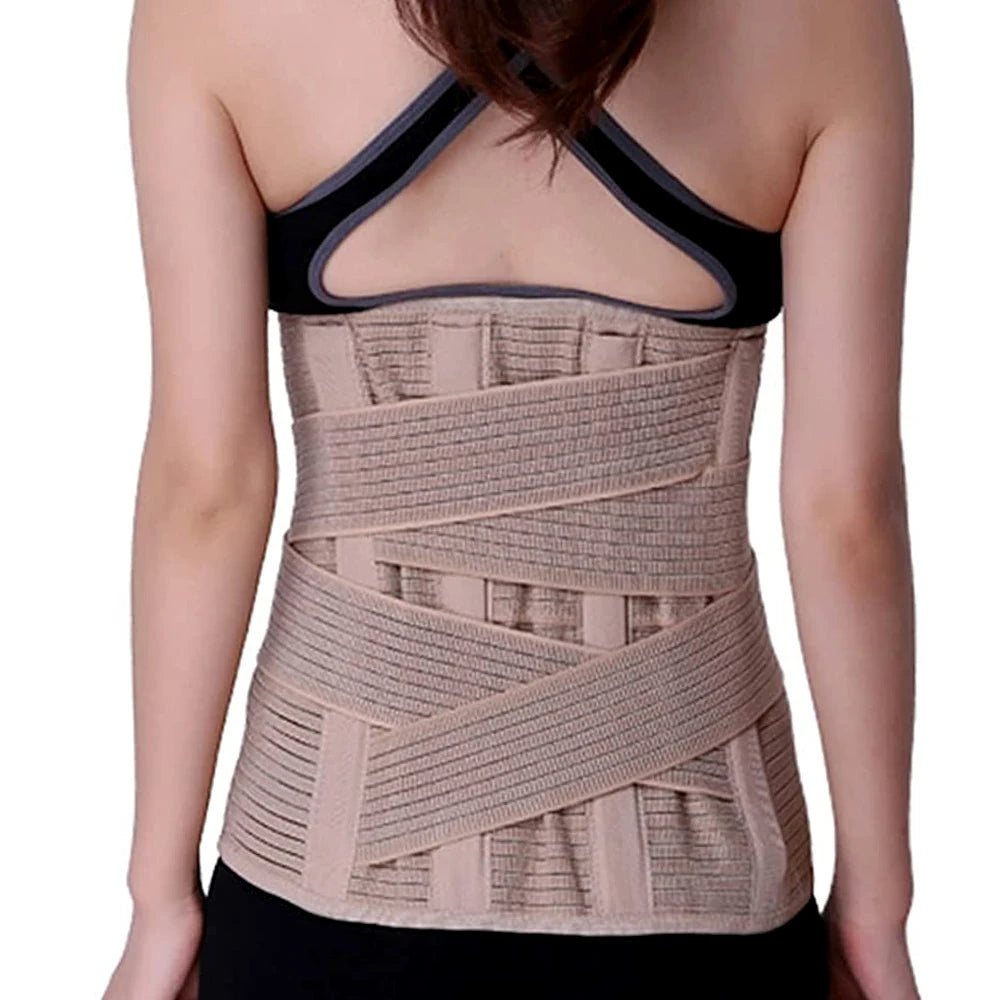 Ceinture de soutien lombaire orthopédique respirante – Soulagement des douleurs dorsales et correction de la posture
