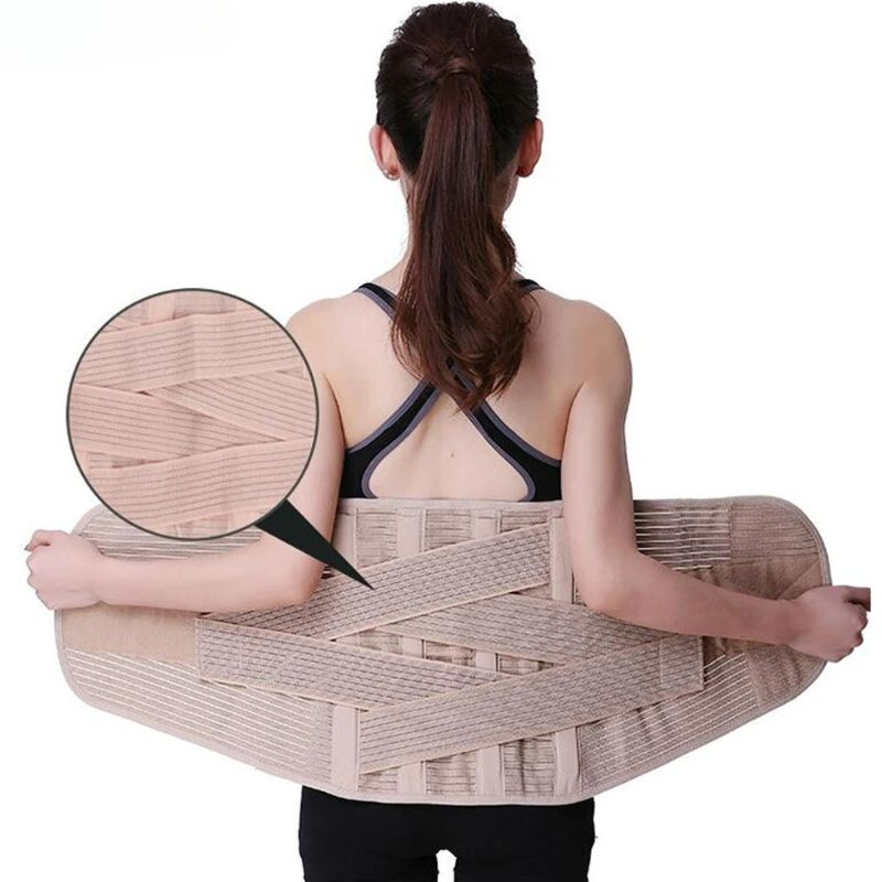 Ceinture de soutien lombaire orthopédique respirante – Soulagement des douleurs dorsales et correction de la posture