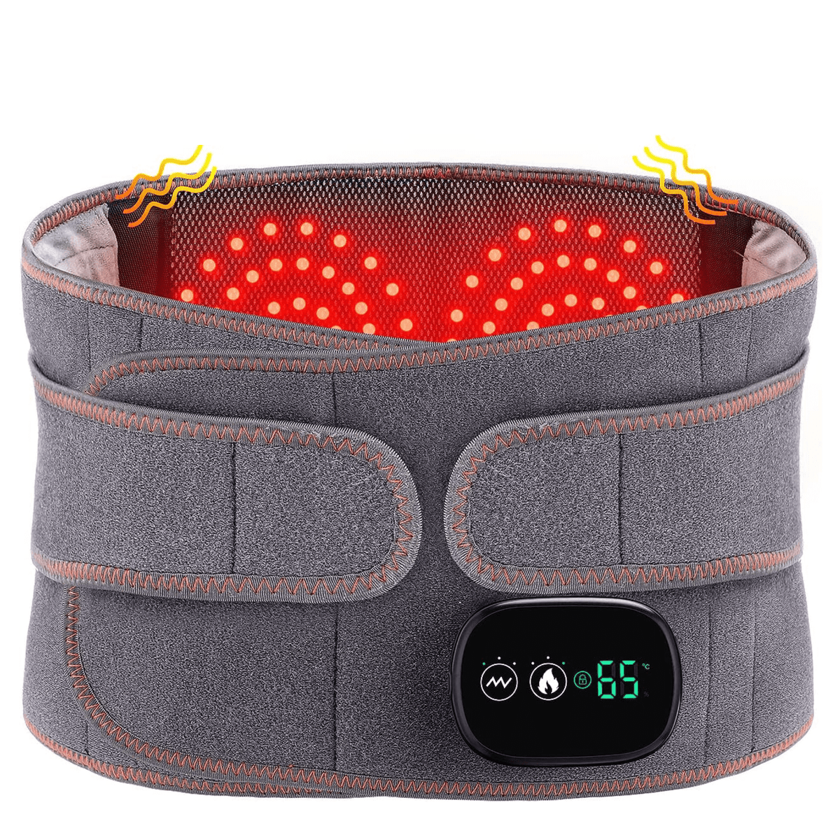 Ceinture lombaire chauffante à thérapie thermique réglable