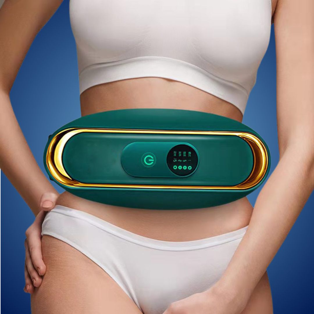 Ceinture minceur brûle-graisse abdominale avec EMS et fonction chauffante