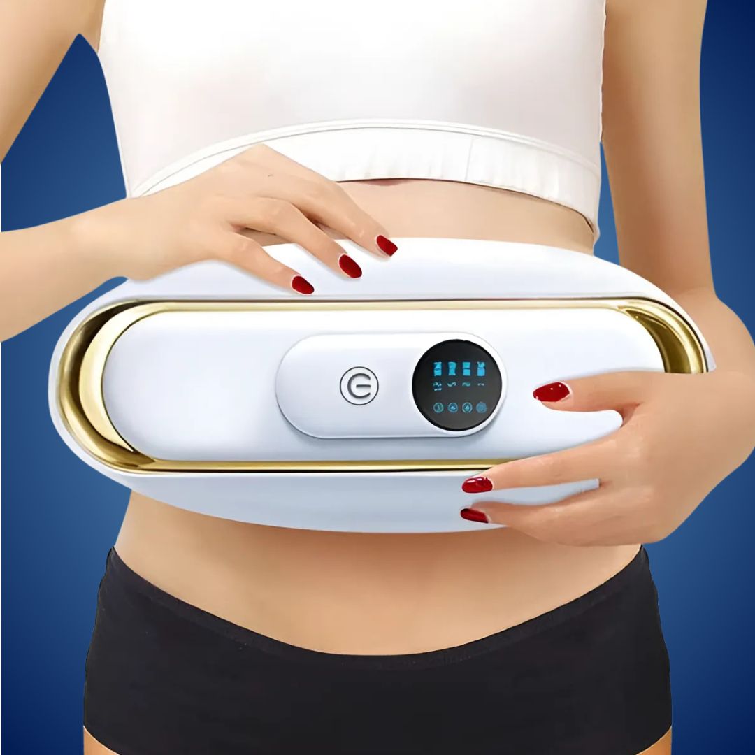 Ceinture minceur brûle-graisse abdominale avec EMS et fonction chauffante
