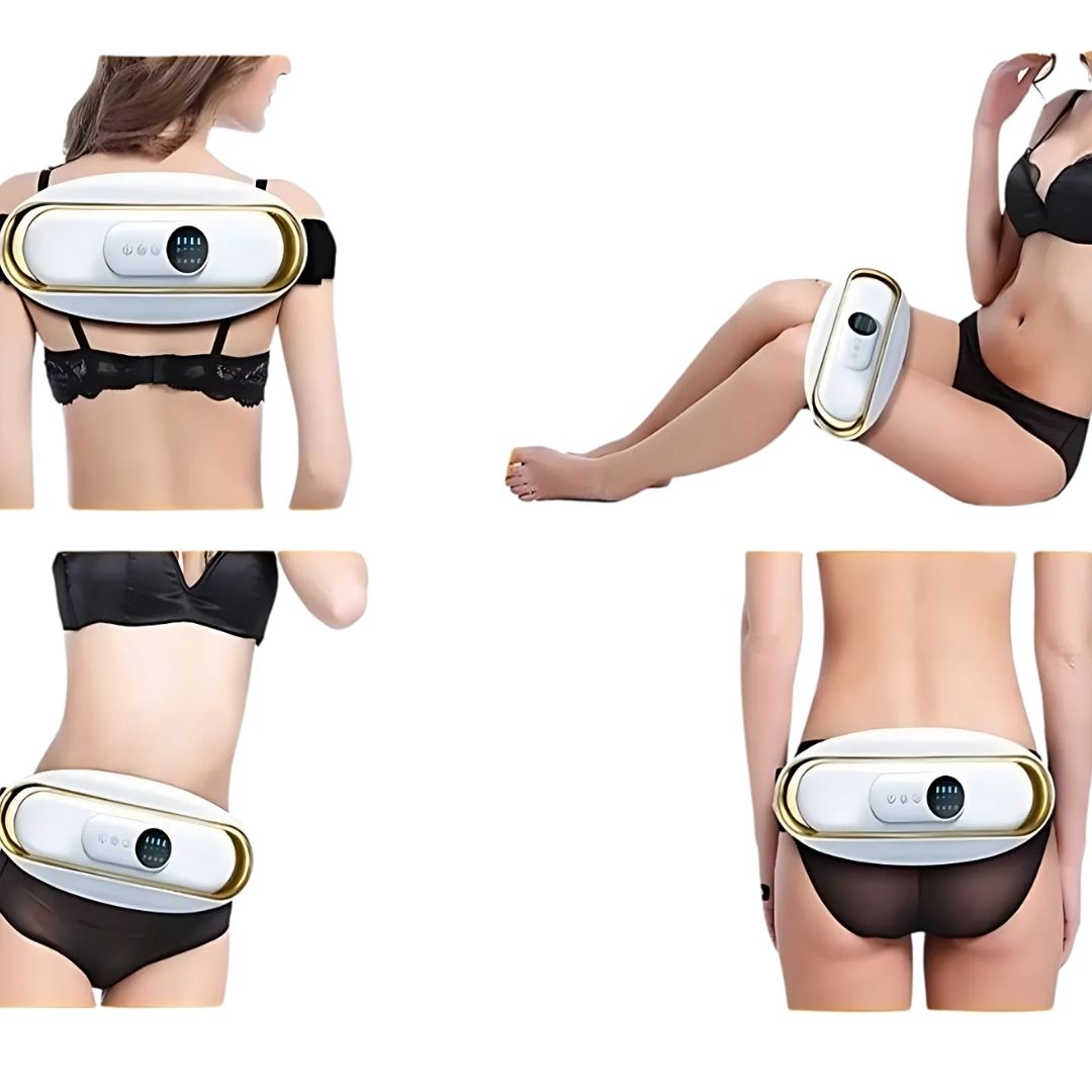 Ceinture minceur brûle-graisse abdominale avec EMS et fonction chauffante