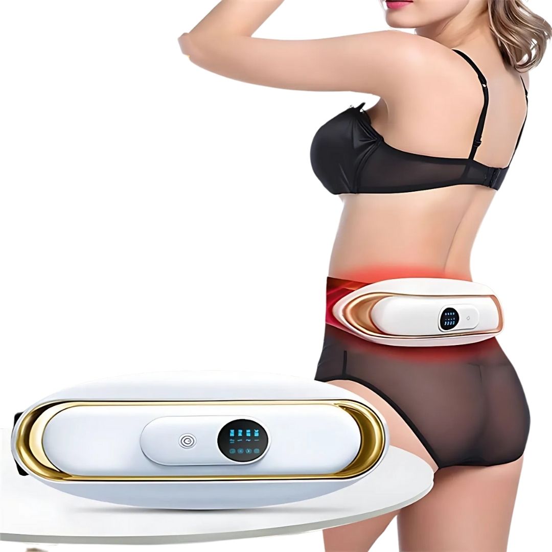 Ceinture minceur brûle-graisse abdominale avec EMS et fonction chauffante