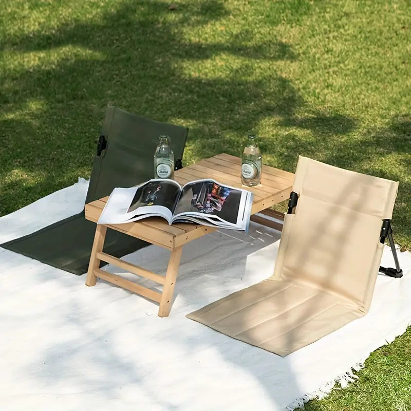 Chaise de camping pliante, ergonomique, confortable et légère pour le plein air, les voyages et le camping