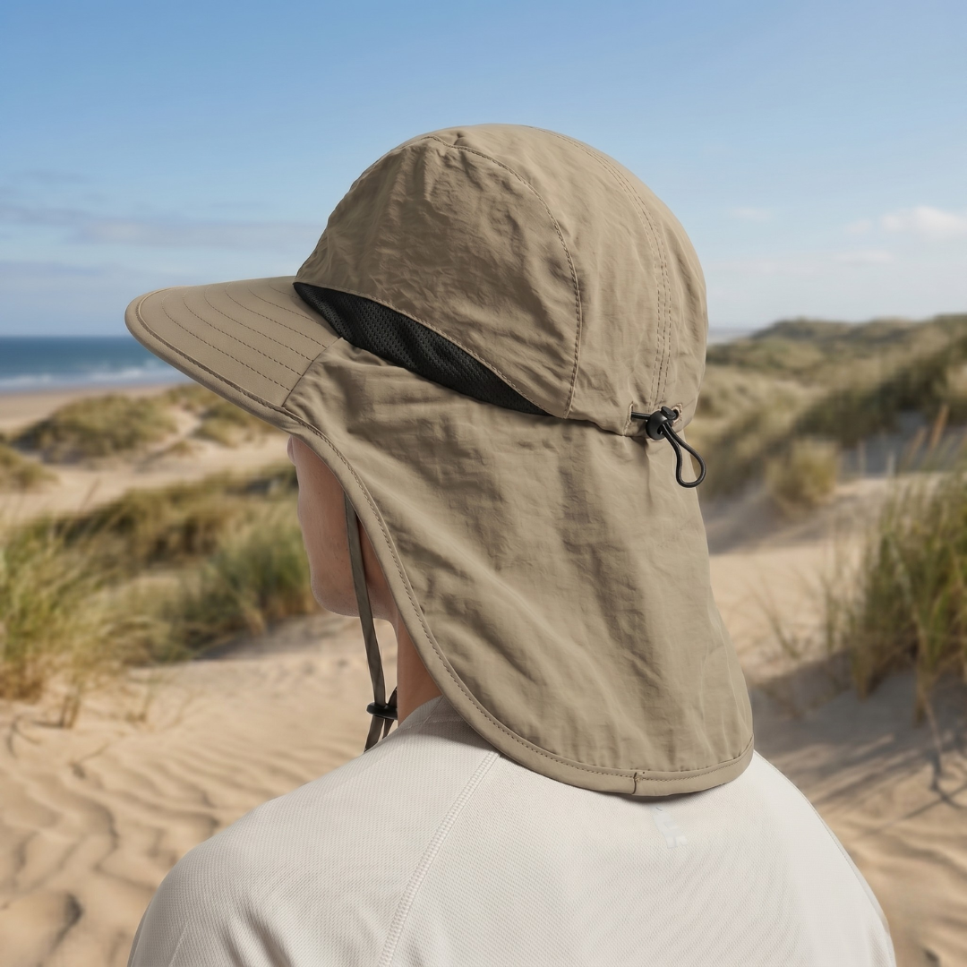 Chapeau de protection solaire avec protège-nuque UPF 50
