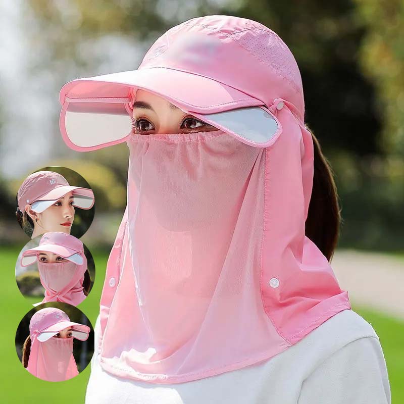 Chapeau de protection solaire d'extérieur UPF 50+ avec protège-nuque