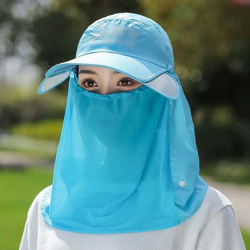 Chapeau de protection solaire d'extérieur UPF 50+ avec protège-nuque