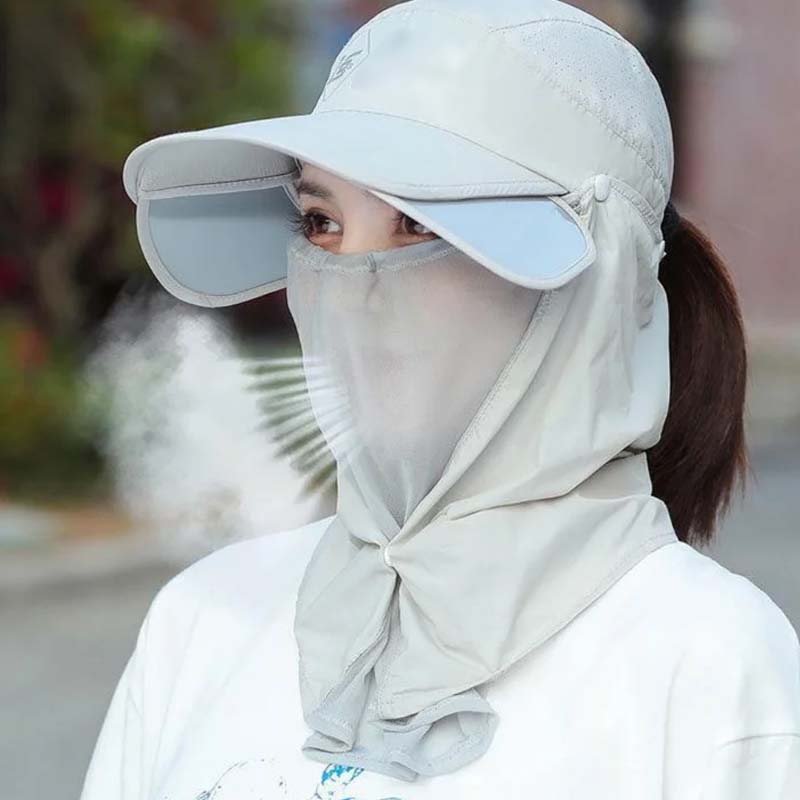 Chapeau de protection solaire d'extérieur UPF 50+ avec protège-nuque