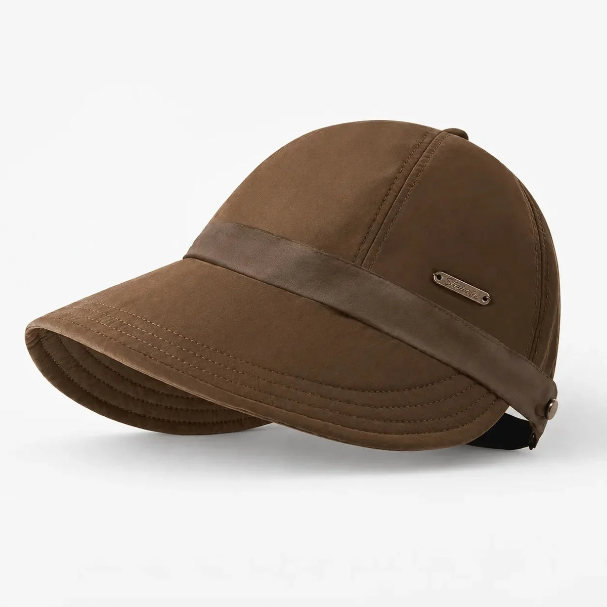 Chapeau de soleil pliable à large bord avec protection UPF 50+ et sangle ajustable