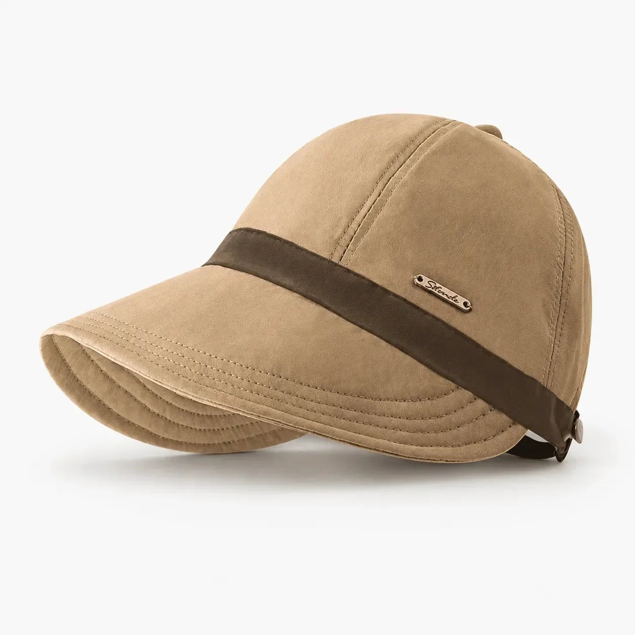 Chapeau de soleil pliable à large bord avec protection UPF 50+ et sangle ajustable